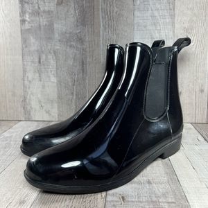 Lauren Ralph Lauren Women's Tally Bo Rai Rain Boots Waterproof Black Size 9 B